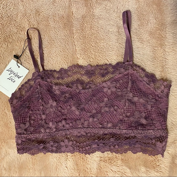 Layered in Lave Bralette. NEW mauve - Picture 5 of 5